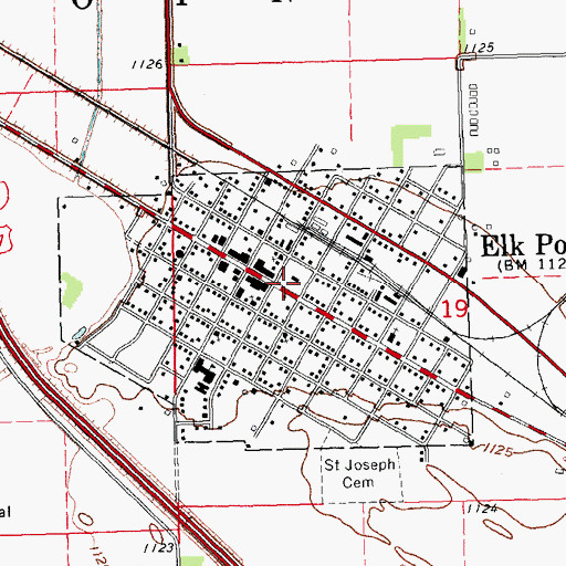 Topographic Map of Union County Sheriff, SD