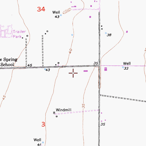 Topographic Map of Yolo County Sheriff's Office, CA