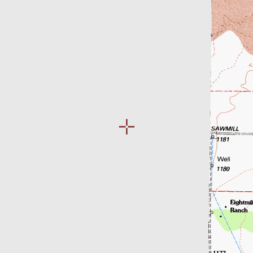 Topographic Map of Taboose Creek Campground, CA