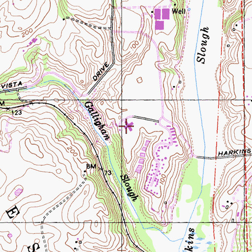 Topographic Map of Santa Cruz County Sheriff's Office Watsonville, CA