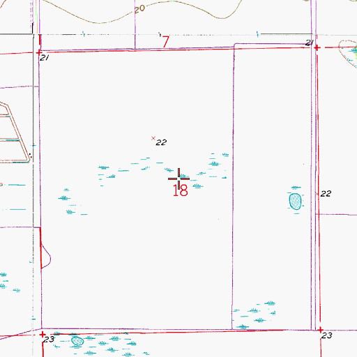 Topographic Map of Hendry County Sheriff's Office Port LaBelle Annex, FL