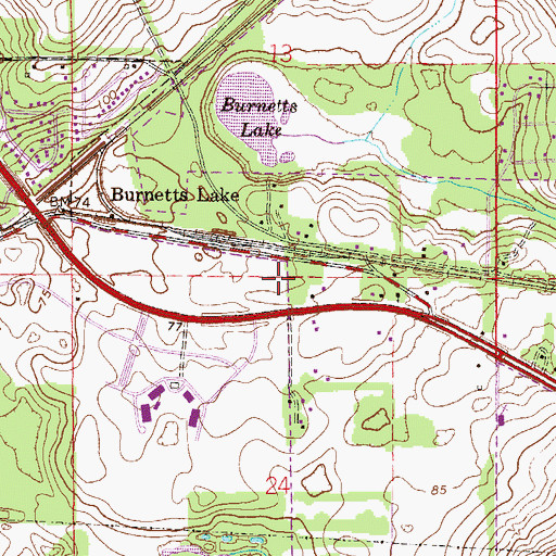 Topographic Map of Florida Department of Law Enforcement Gainesville Field Office, FL