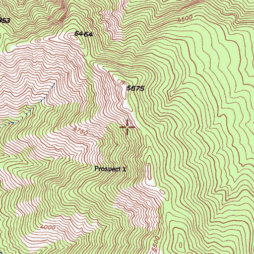 Topographic Map of Granite Ridge, CA