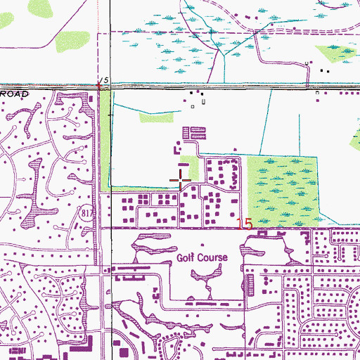Topographic Map of Coral Springs Police Department Community Policing Substation, FL