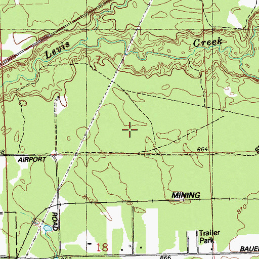 Topographic Map of Jackson Correctional Institution, WI