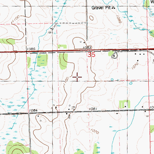 Topographic Map of Stanley Correctional Institution, WI
