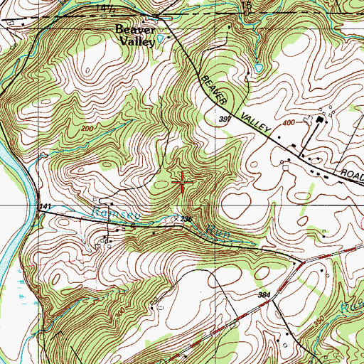 Topographic Map of First State National Historical Park, DE