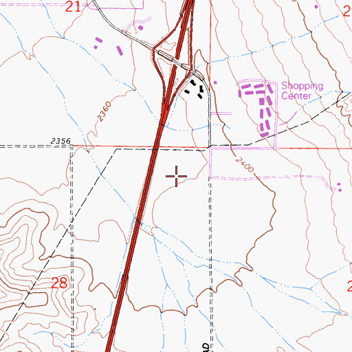 Topographic Map of Barstow Police Department Substation, CA