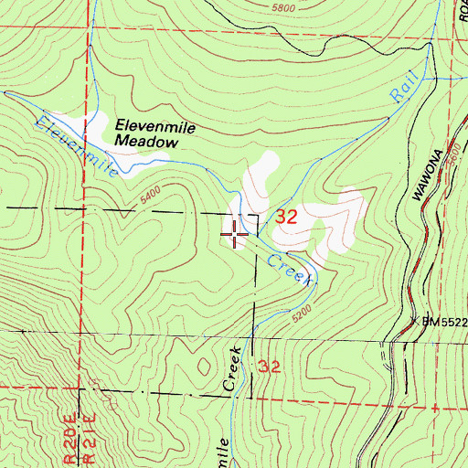 Topographic Map of Henness Ridge Lookout, CA