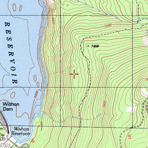 Topographic Map of Coolidge Meadow, CA