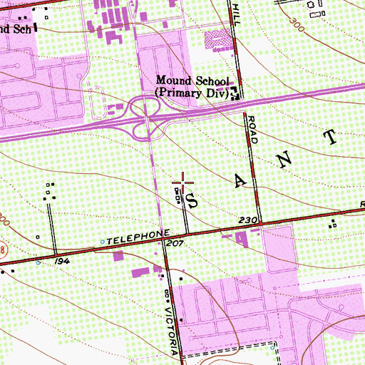 Topographic Map of Ventura County Sheriff's Office - West County Patrol / Headquarters, CA
