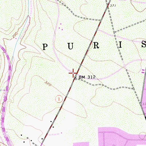 Topographic Map of Santa Barbara County Sheriff's Office Lompoc Valley Substation, CA