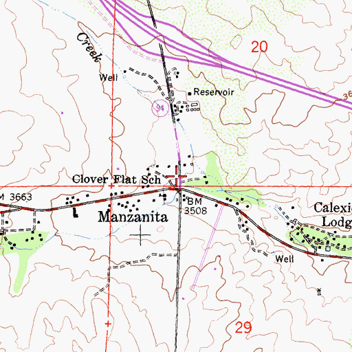 Topographic Map of San Diego County Sheriff's Office Boulevard, CA