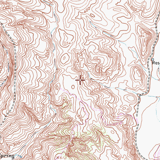 Topographic Map of Orange County Sheriff's Department - Aliso Viejo Police Services, CA