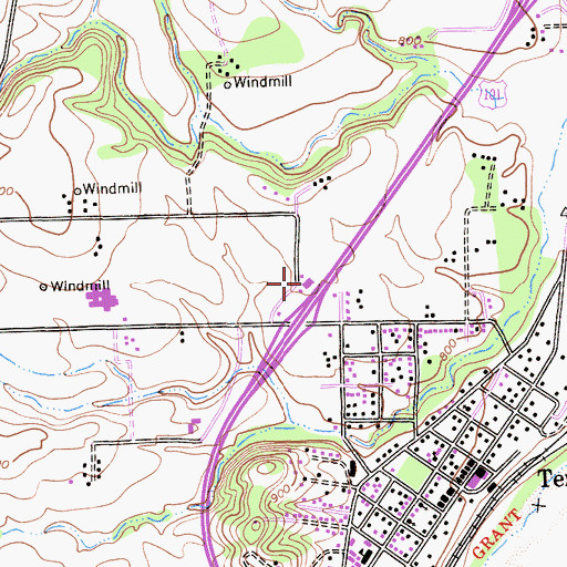 Topographic Map of California Highway Patrol Law Enforcement Templeton, CA