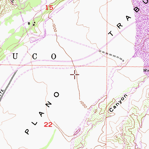 Topographic Map of Rancho Santa Margarita Police Department, CA