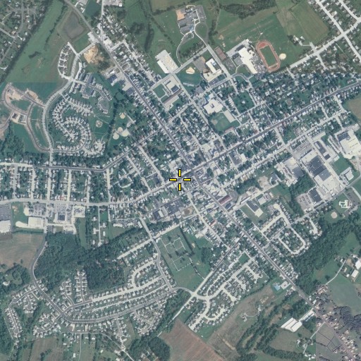 Aerial/Satellite Image of Littlestown Post Office, PA