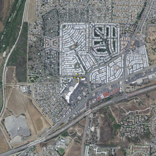 Aerial/Satellite Image of San Luis Rey Post Office, CA