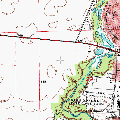 Topographic Map of County Sheriff Dept, IL