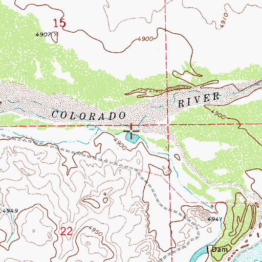 Topographic Map of Chevelon Creek, AZ