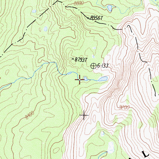 Topographic Map of Mud Lakes, CA