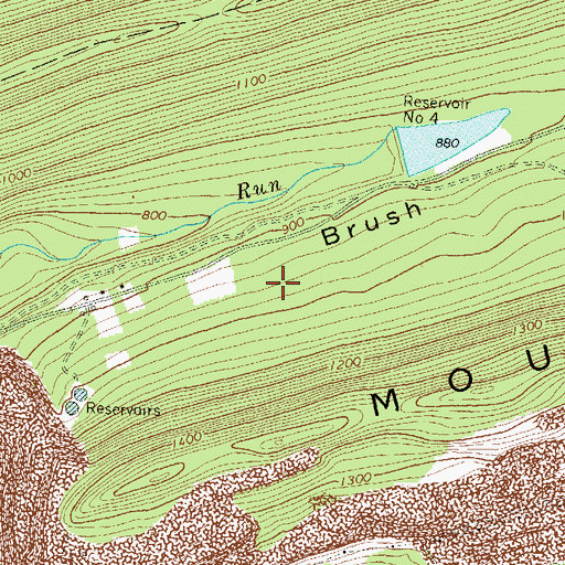 Topographic Map of State Correctional Institution Coal Township, PA