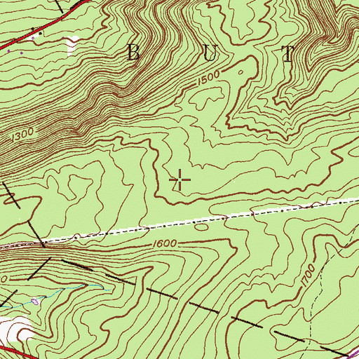 Topographic Map of Federal Correctional Institution Schuykill, PA