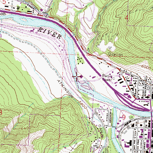 Topographic Map of Colorado State Patrol Troop 4C Glenwood Springs, CO