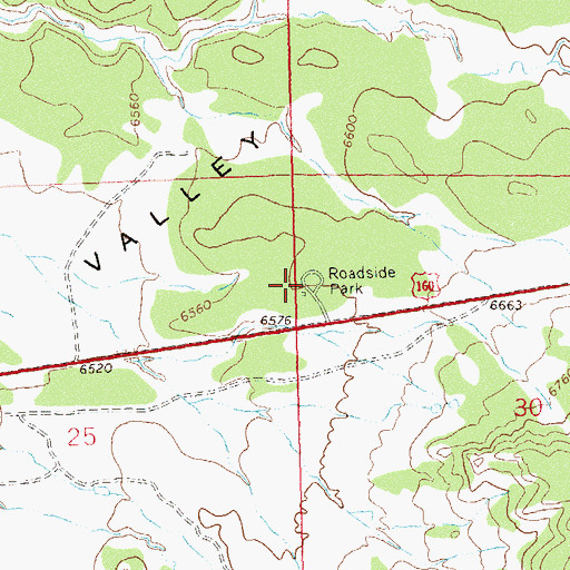 Topographic Map of Colorado State Patrol Cortez Post, CO