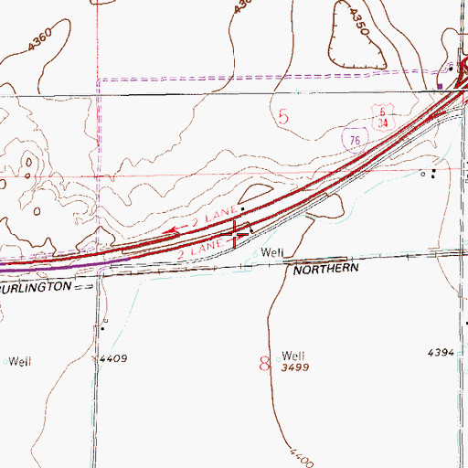 Topographic Map of Colorado State Patrol Fort Morgan Post, CO