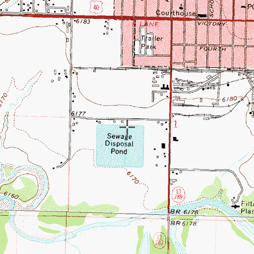 Topographic Map of Colorado State Patrol Troop 4B Craig, CO