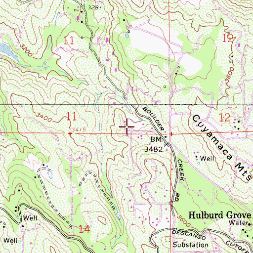 Topographic Map of Stallion Oaks, CA