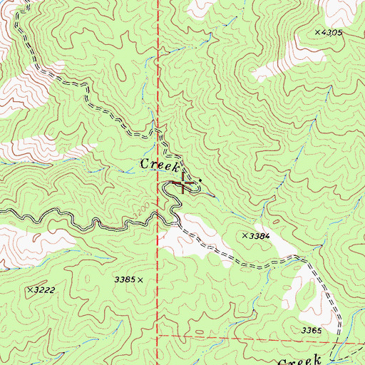 Topographic Map of Dougherty Ranch, CA