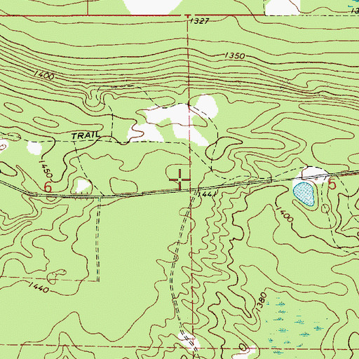 Topographic Map of United States Bureau of Indian Affairs - Bois Forte Police Department, MN
