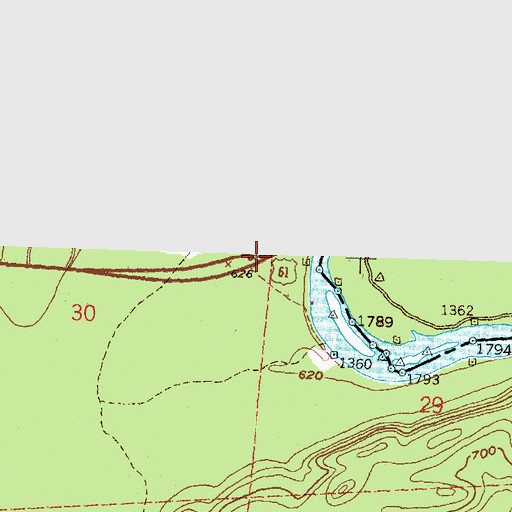 Topographic Map of United States Customs and Border Protection - Port of Entry - Grand Portage, MN