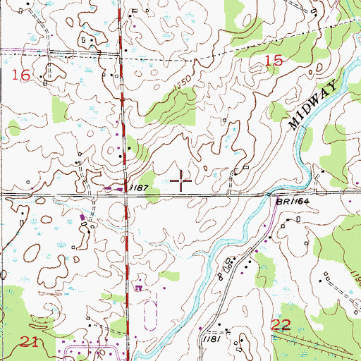 Topographic Map of Thomson Township - Esko Police Department, MN
