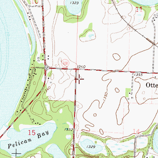Topographic Map of Otter Tail County Sheriff's Office Substation, MN
