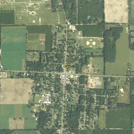 Aerial/Satellite Image of Malone Post Office, FL