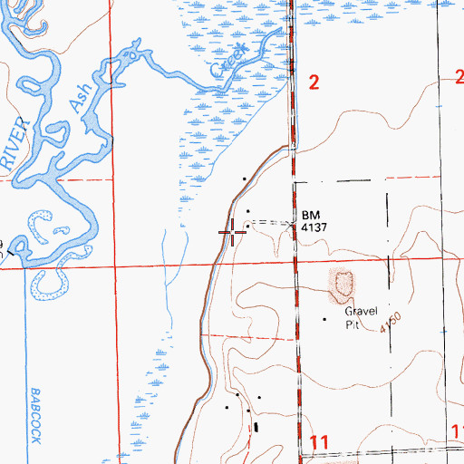 Topographic Map of S Gerig Ranch, CA