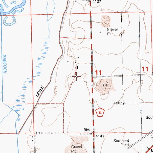 Topographic Map of P and N Gerig Ranch, CA