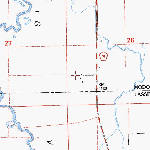 Topographic Map of Hayes, CA