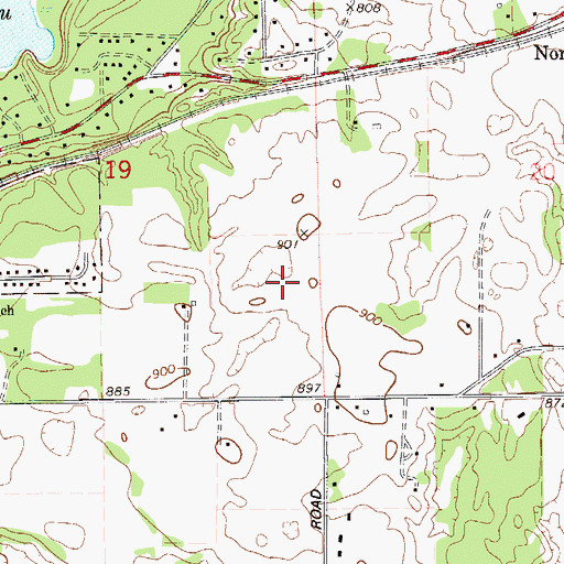 Topographic Map of Saint Croix County Sheriff's Office, WI