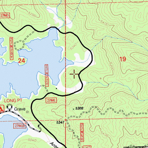 Topographic Map of Pioneer Cabin, CA