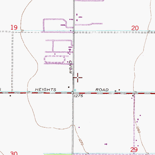 Topographic Map of Chandler Police Department Chandler Heights Substation, AZ