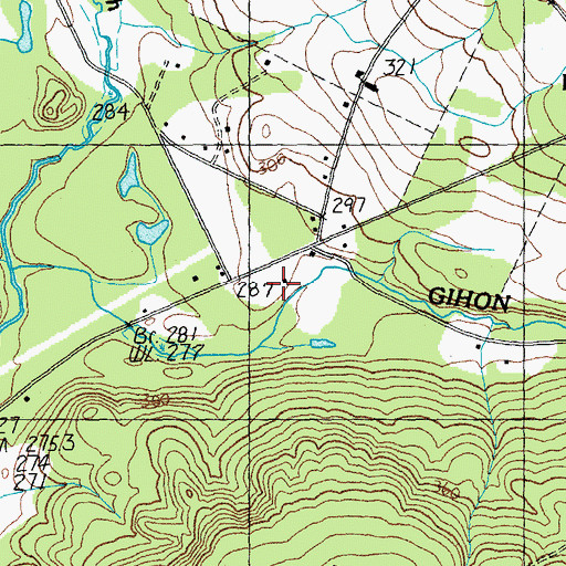 Topographic Map of Eden Post Office, VT