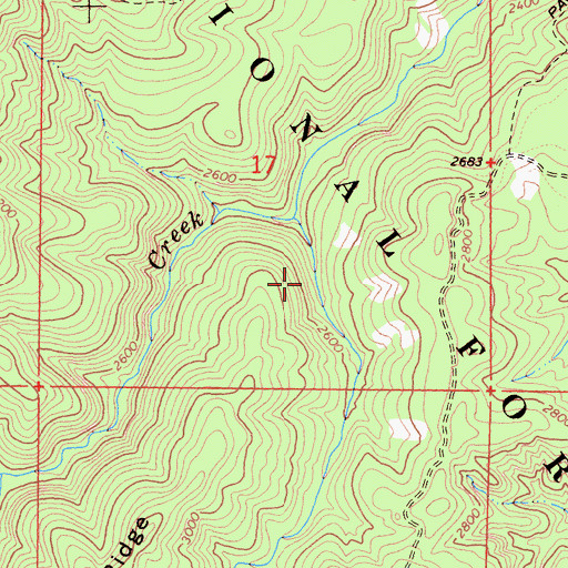 Topographic Map of Atkinson Spring, CA