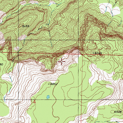 Topographic Map of Canaan Mountain Wilderness, UT