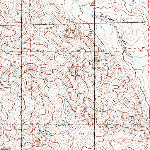 Topographic Map of Ireteba Peaks Wilderness, NV