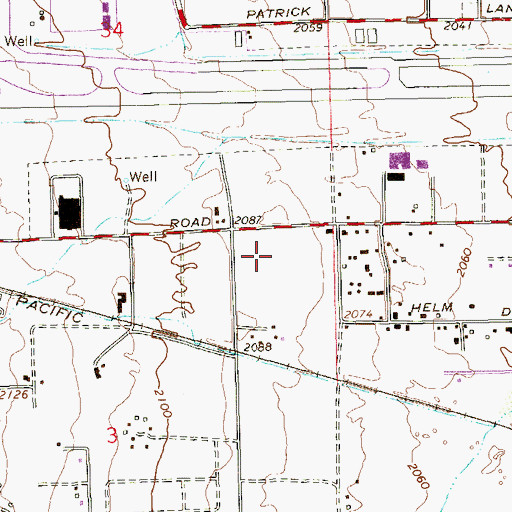 Topographic Map of James C Brown Jr Post Office, NV