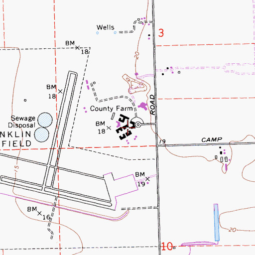 Topographic Map of Rio Cosumnes Correctional Center, CA